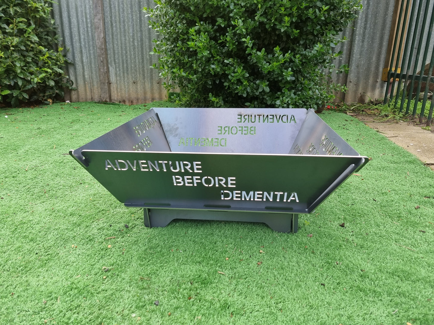 Fire Pit 'Adventure Before Dementia' Collapsible Made With Australian Steel