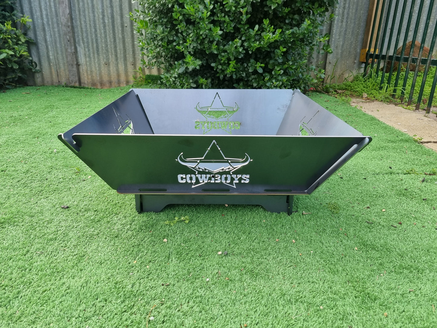 North Queensland Cowboys Fire Pit Collapsible Made With Australian Steel