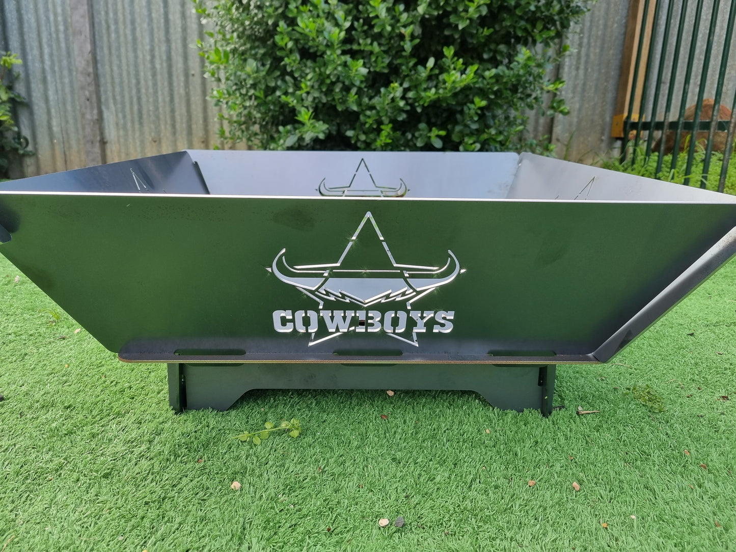 North Queensland Cowboys Fire Pit Collapsible Made With Australian Steel