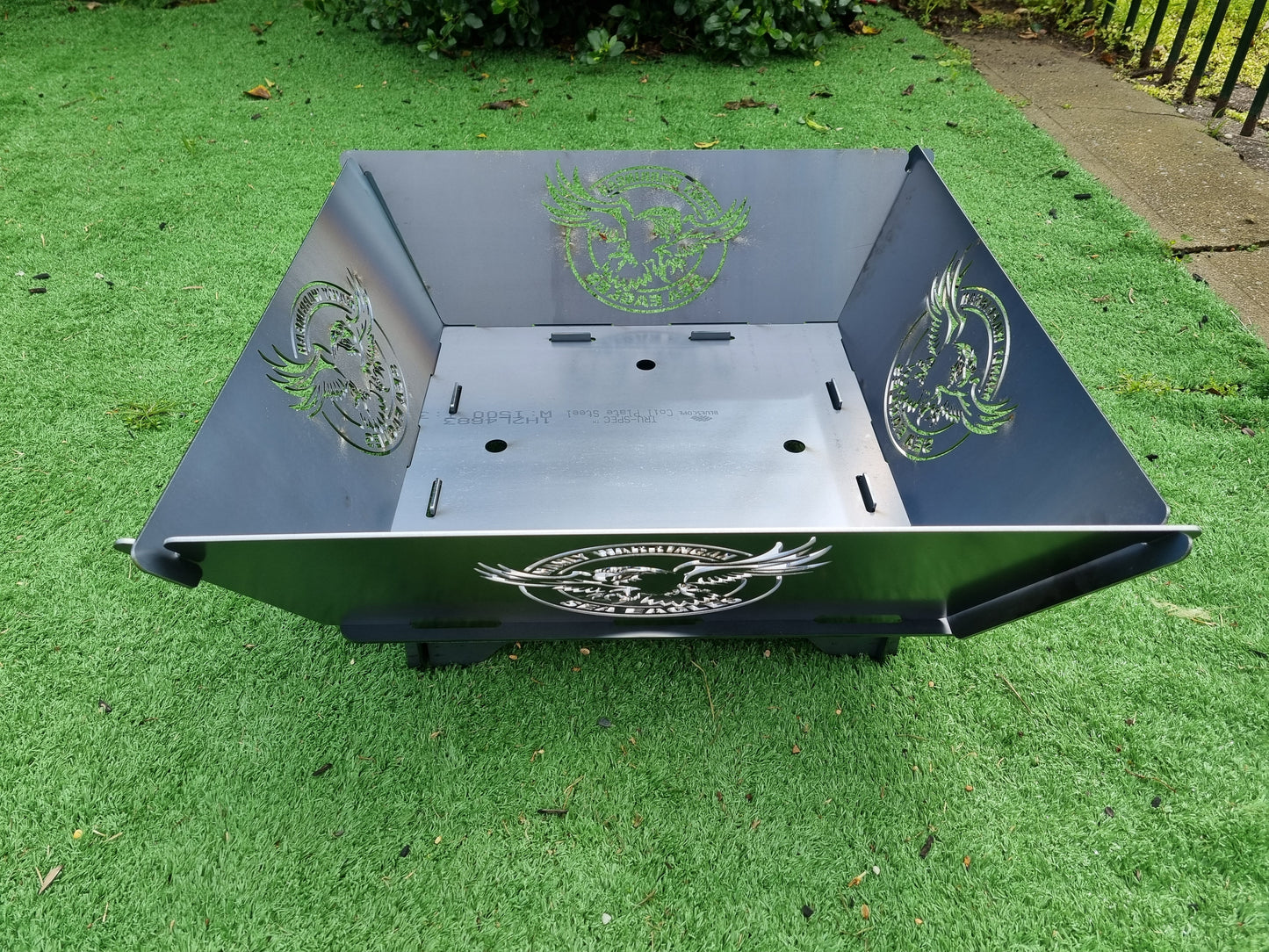 Manly Sea Eagles NRL Fire Pit Collapsible Made With Australian Steel