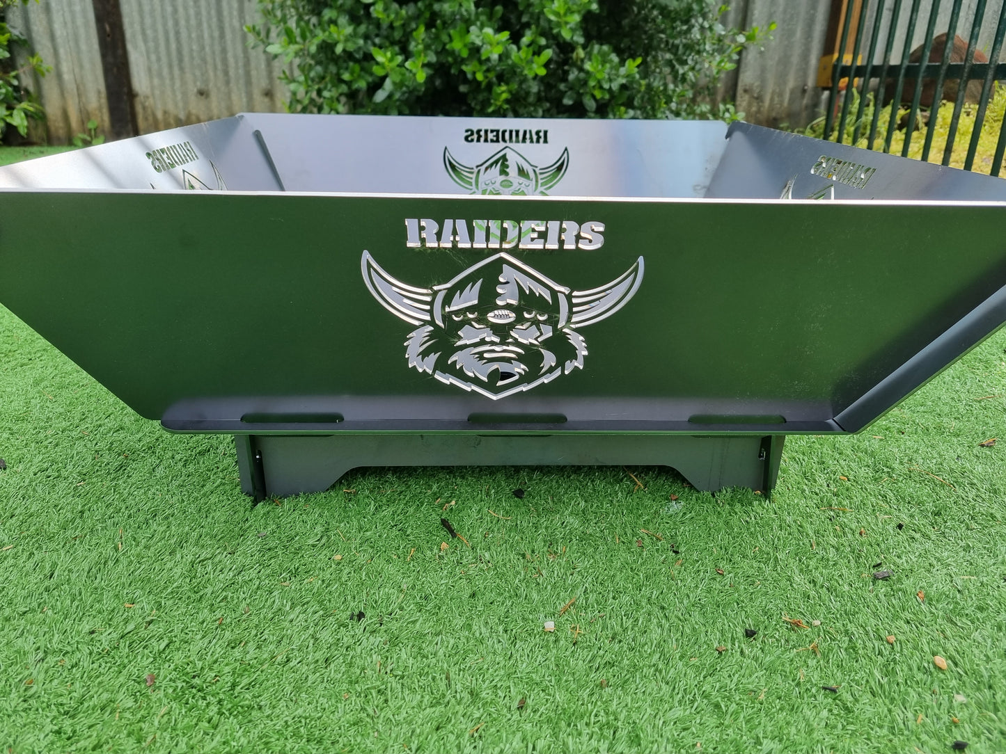 Canberra Raiders NRL Fire Pit Collapsible Made With Australian Steel