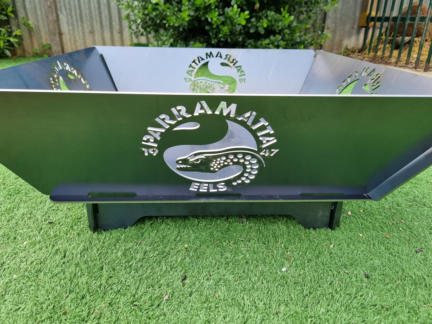 Parramatta Eels NRL Fire Pit Collapsible Made With Australian Steel