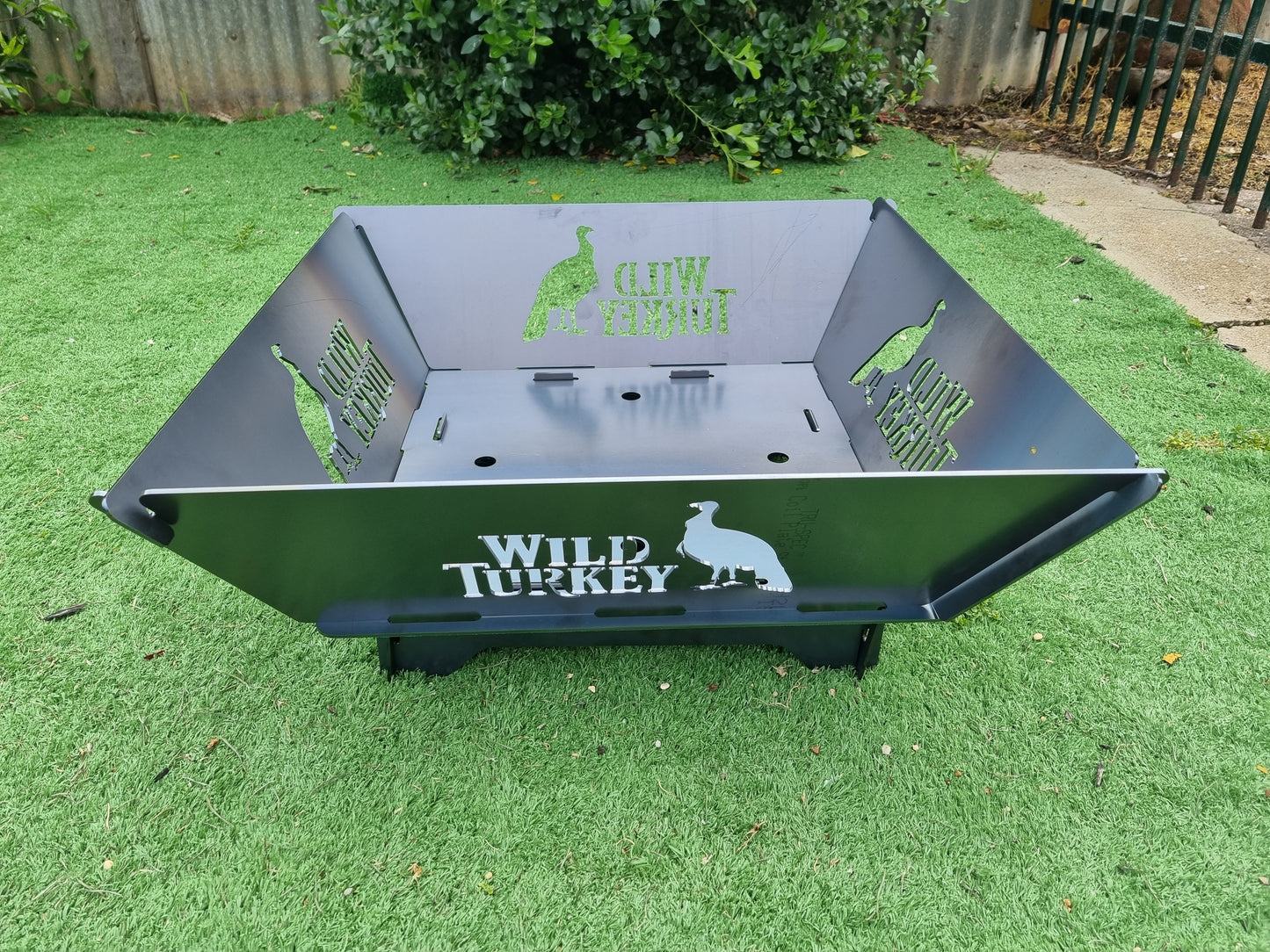 Wild Turkey Fire Pit Collapsible Made With Australian Steel