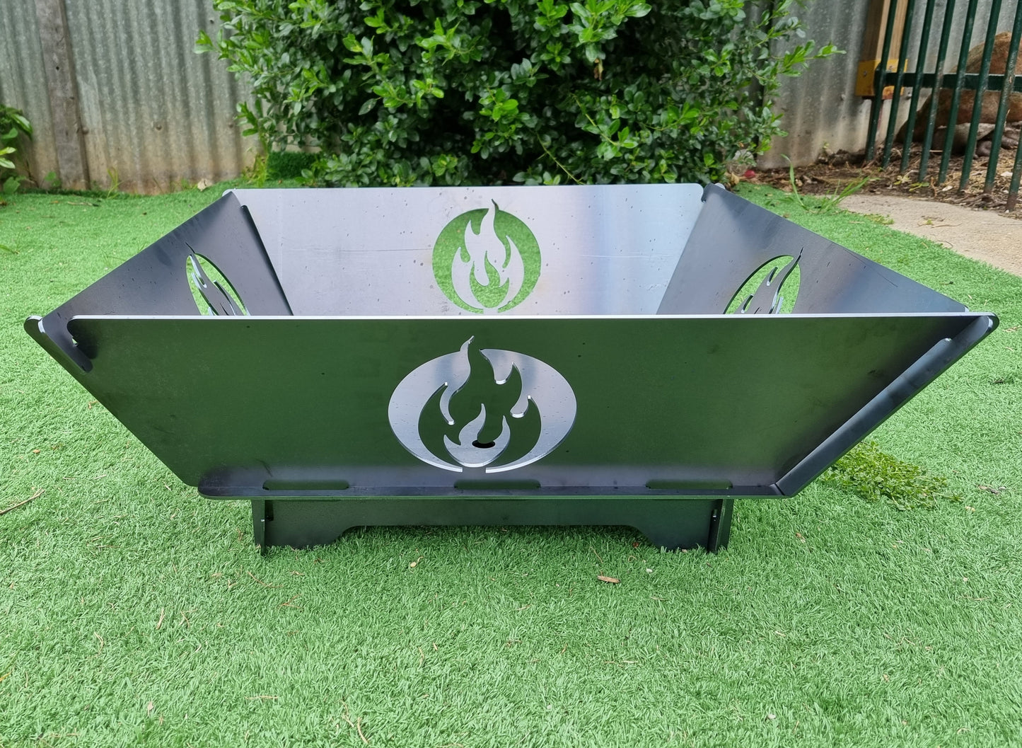 Flame Logo Fire Pit Collapsible Made With Australian Steel