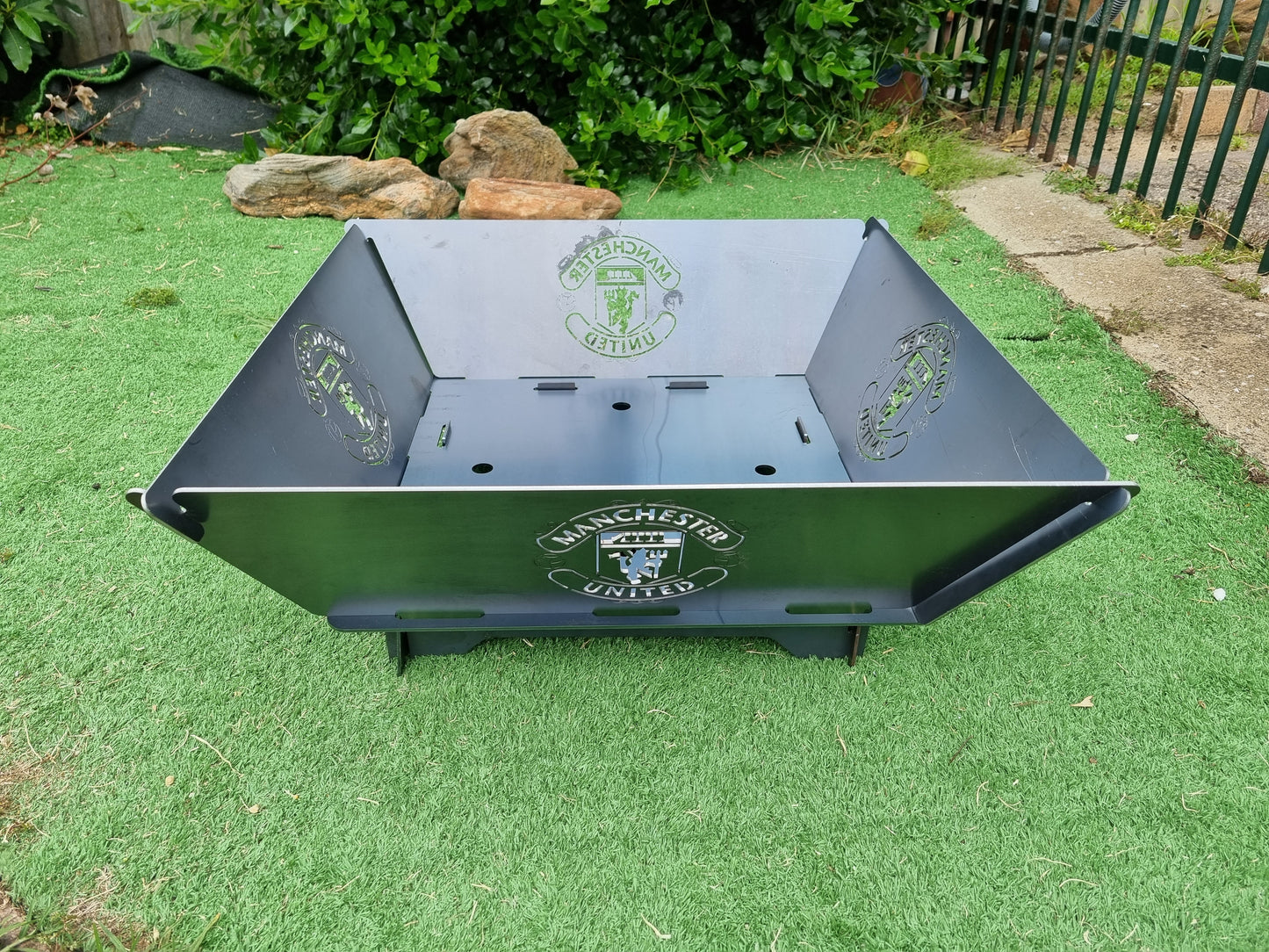 Manchester United Football Club Fire Pit Collapsible Made With Australian Steel