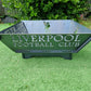 Liverpool Football Club Fire Pit Collapsible Made With Australian Steel